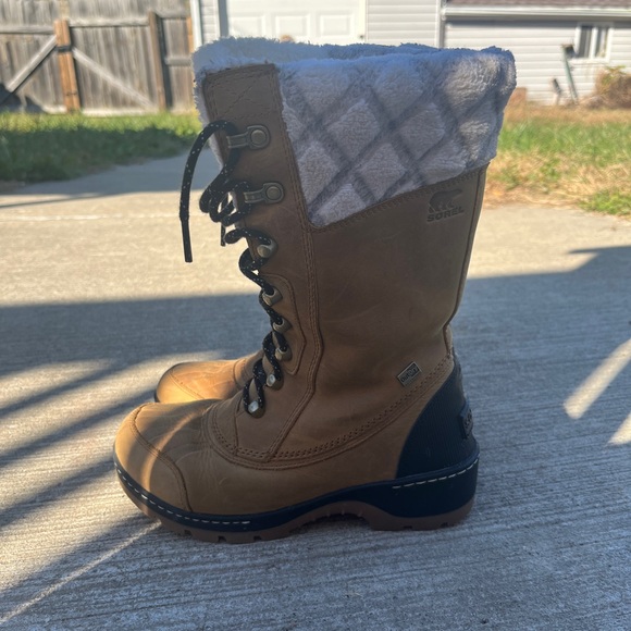 Sorel Whistler Tall Leather Waterproof Winter Snow boots - Picture 3 of 8